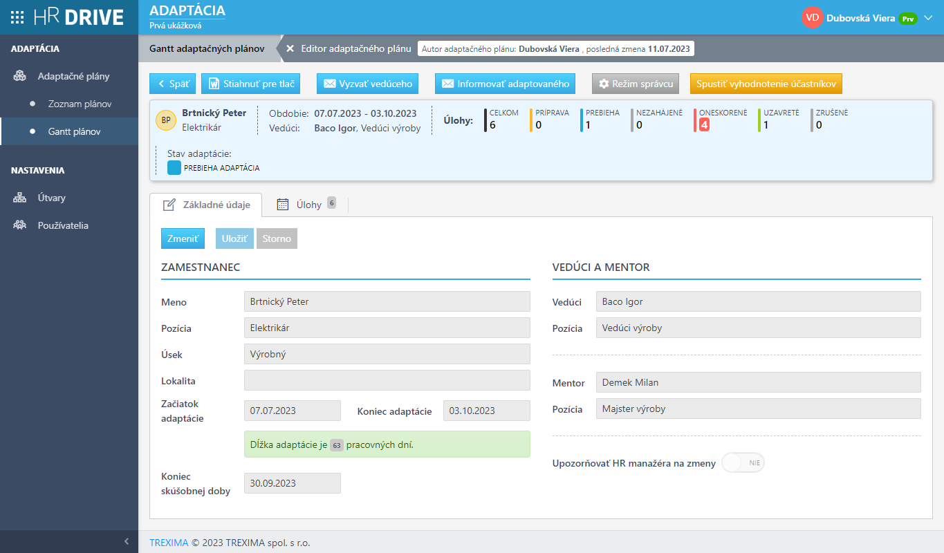Adaptačný plán zamestnanca (pre personalistov aj vedúcich)